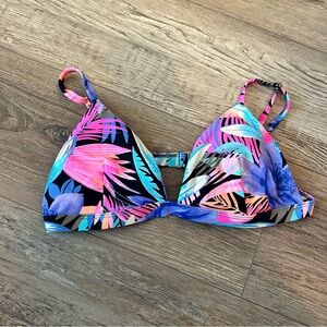 Hollister Tropical Print Women's Bikini Top
